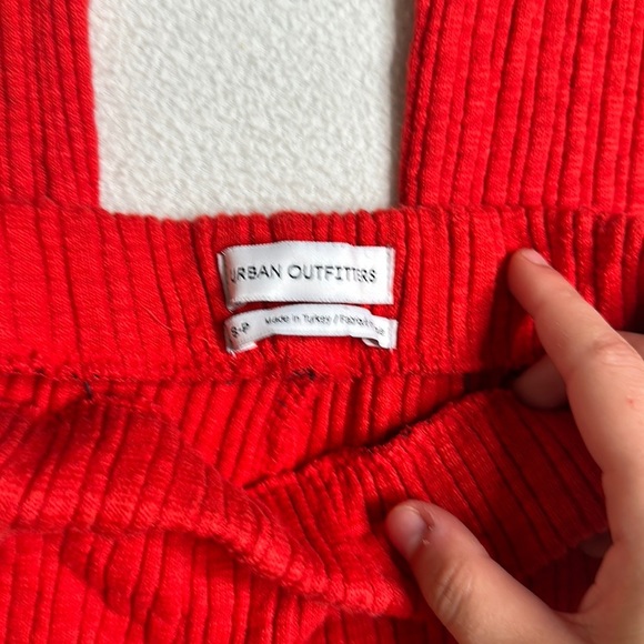 Urban Outfitters White Uo Rosie Rib High-waisted Flare Pant - Picture 4 of 5